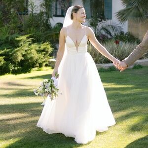 Designer Sarah Seven “RSVP” Wedding Dress | Modern Minimal Chic